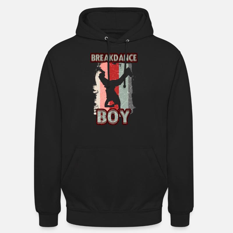 Breakdance Junge Tänzer Breakdancing - Unisex Hoodie - Schwarz