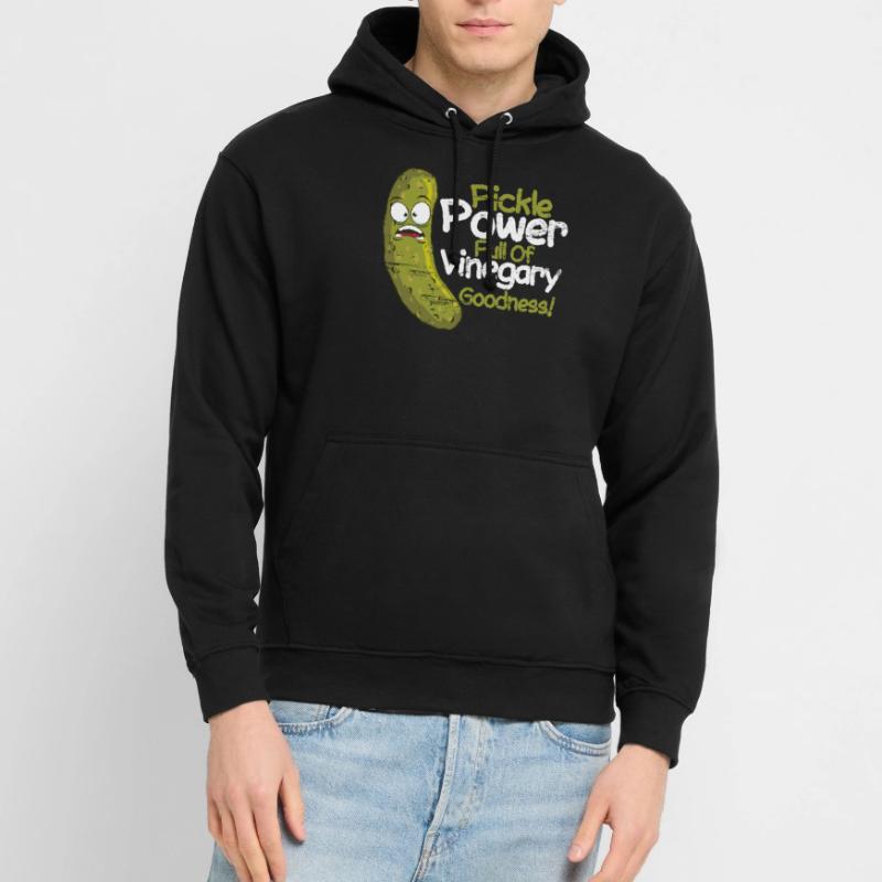 Cornichons Cornichons Cornichons cornichons Cornichons Pickle Power Vinegary Goodness Sweat-shirt à capuche unisexe