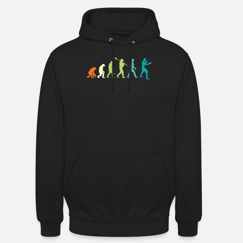Boxen Boxer Retro Evolution - Unisex Hoodie - Schwarz