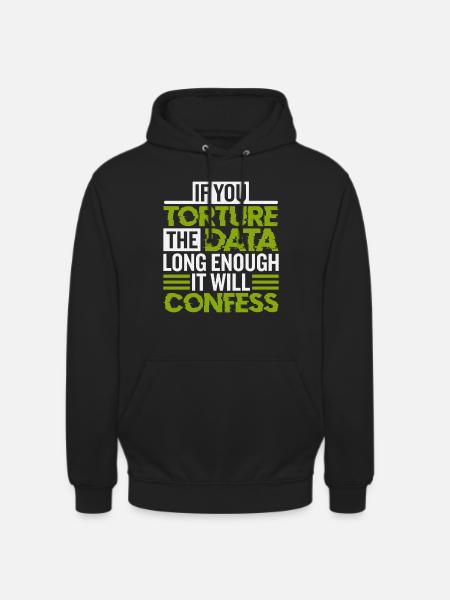 Statisticians and statistics - Unisex Hoodie - black