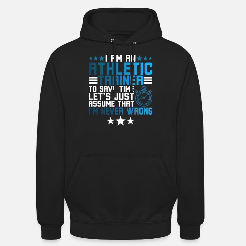 Ich bin ein Atheletiktrainer - Unisex Hoodie - Schwarz