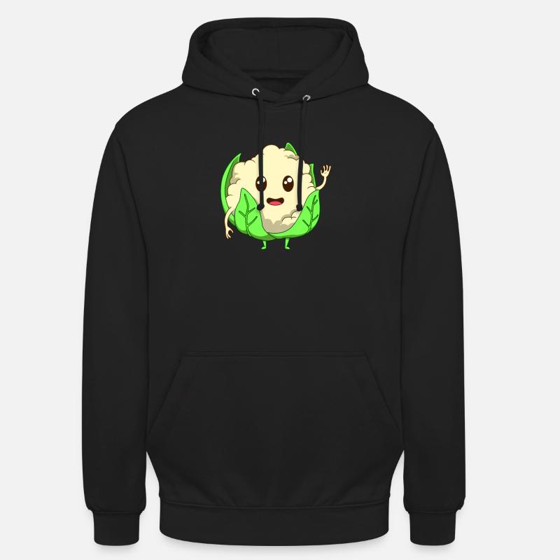 BD Chou-fleur - Sweat-shirt à capuche unisexe - noir