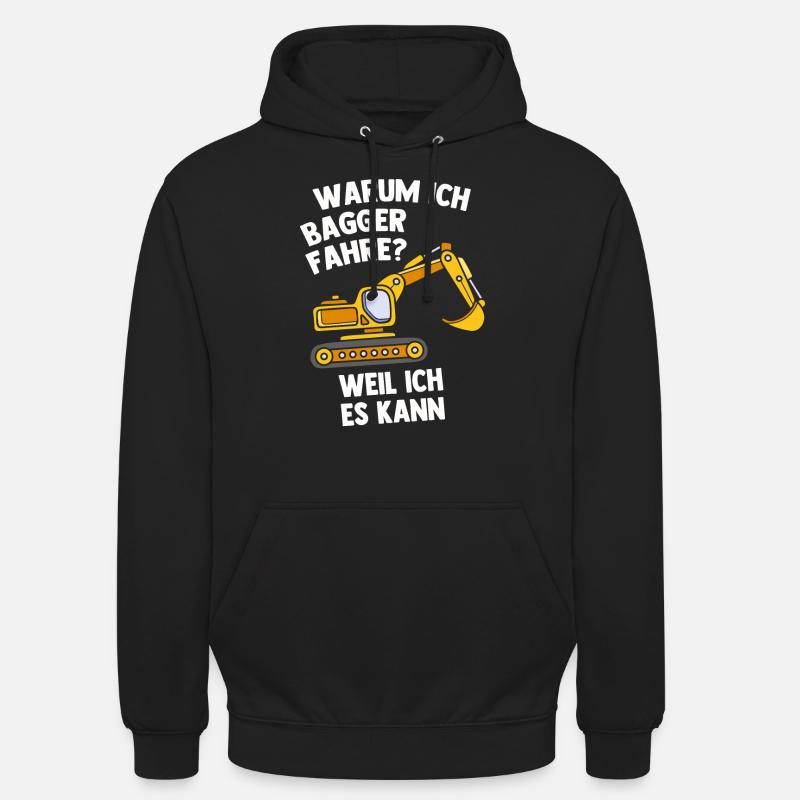 Bagger - Unisex Hoodie - Schwarz