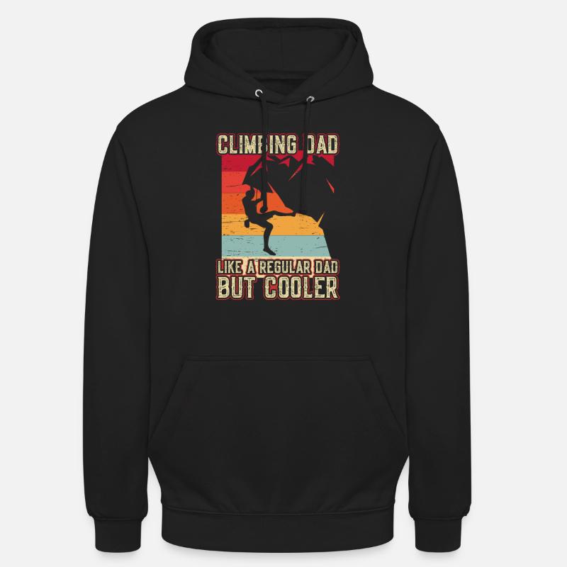 Escalade Alpiniste Bloc - Sweat-shirt à capuche unisexe - noir