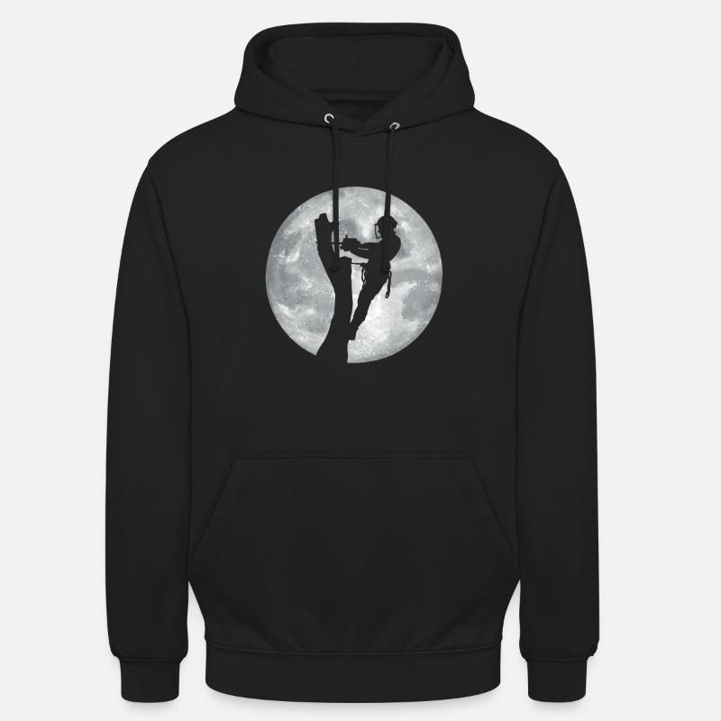 Funny Chainsaw Arborist Gift - Unisex Hoodie - black