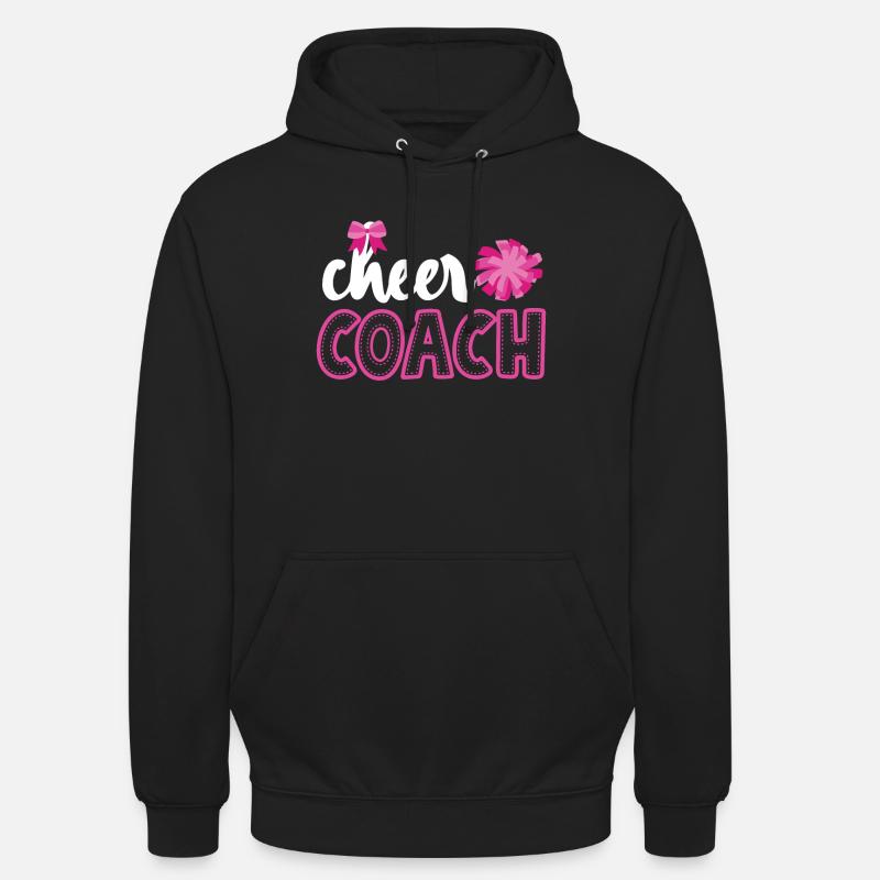 Cheer Coach - Cheer Cheerleader Geschenk - Unisex Hoodie - Schwarz