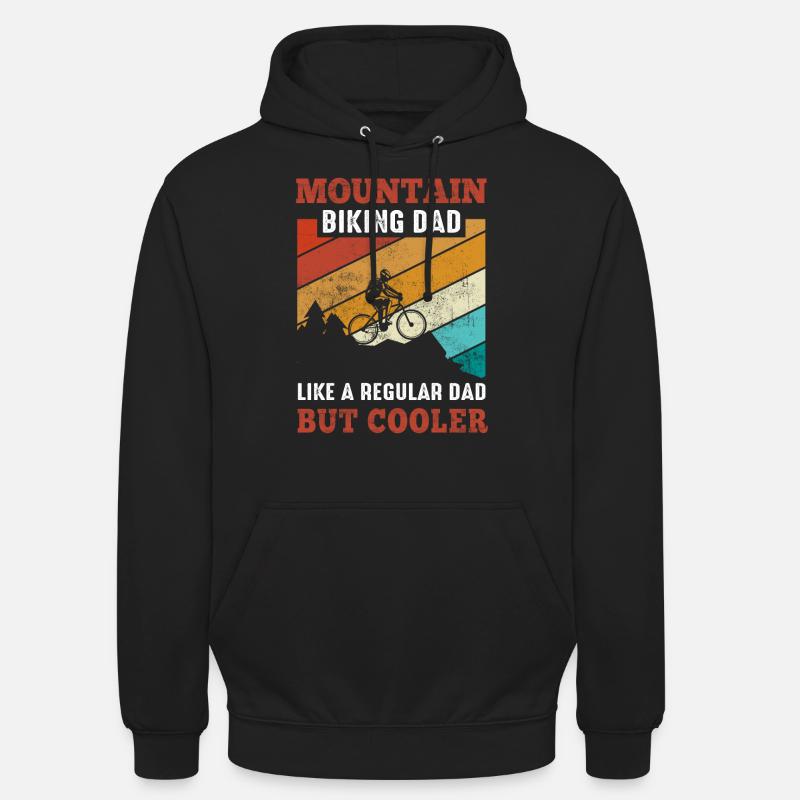 Papa Du VTT - Sweat-shirt à capuche unisexe - noir