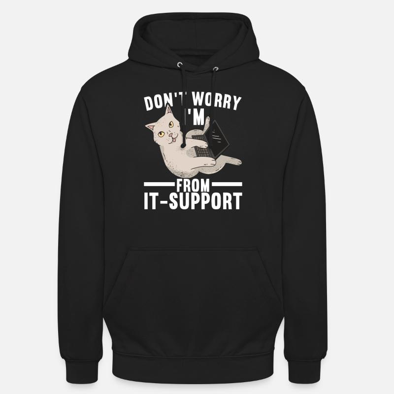 Programmeurs Programmeurs Informaticiens - Sweat-shirt à capuche unisexe - noir