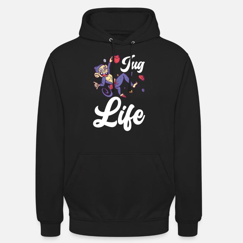 Klettern Kletterer - Unisex Hoodie - Schwarz