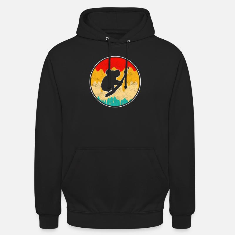 Koala Rétro - Sweat-shirt à capuche unisexe - noir