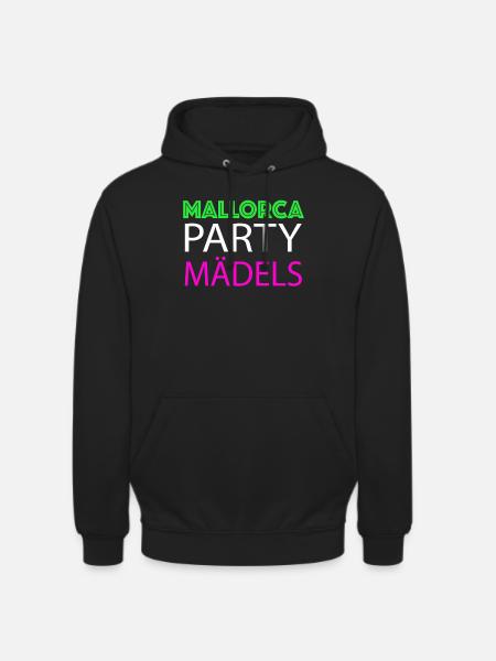 Mallorca Party Mädels - Unisex Hoodie - Schwarz