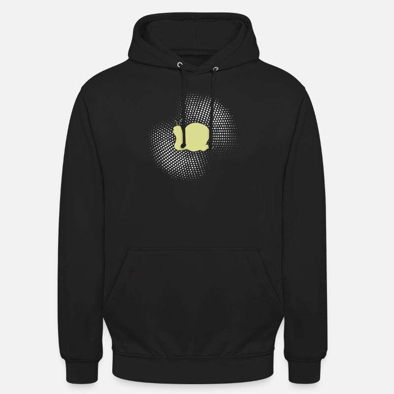 Escargot - Sweat-shirt à capuche unisexe - noir
