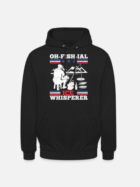 Ofishial Eisangler - Unisex Hoodie - Schwarz