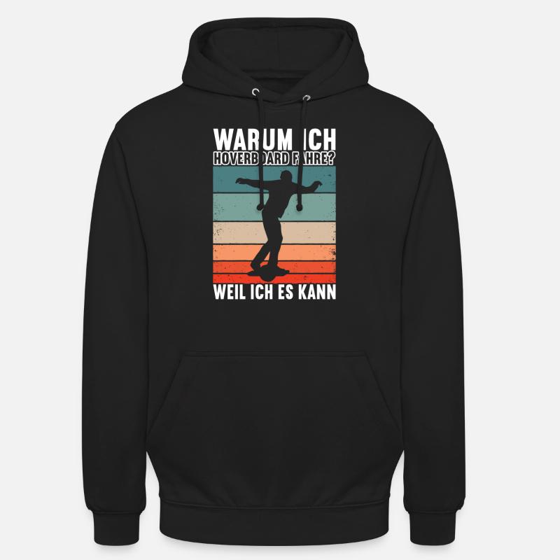 Hoverboard Skating - Unisex Hoodie - Schwarz