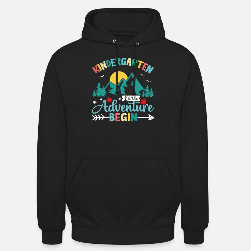 Kindergarten Das Abenteuer beginnt - Unisex Hoodie - Schwarz