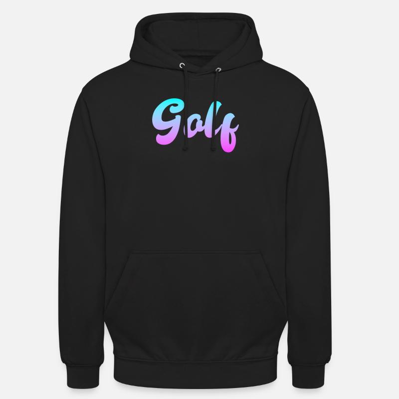 Golf - Unisex Hoodie - Schwarz