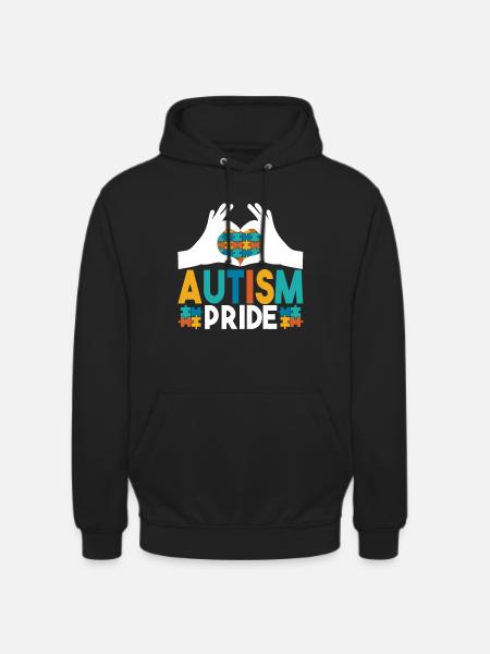 Autistic Autism Autistic - Unisex Hoodie - black