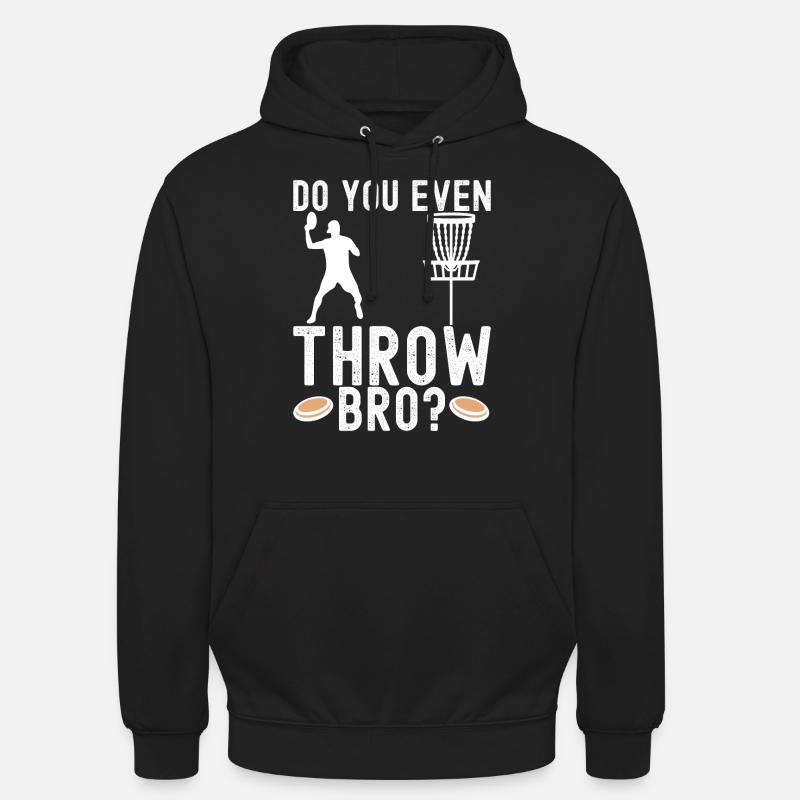 Disc Golf Disc Golfeur - Sweat-shirt à capuche unisexe - noir