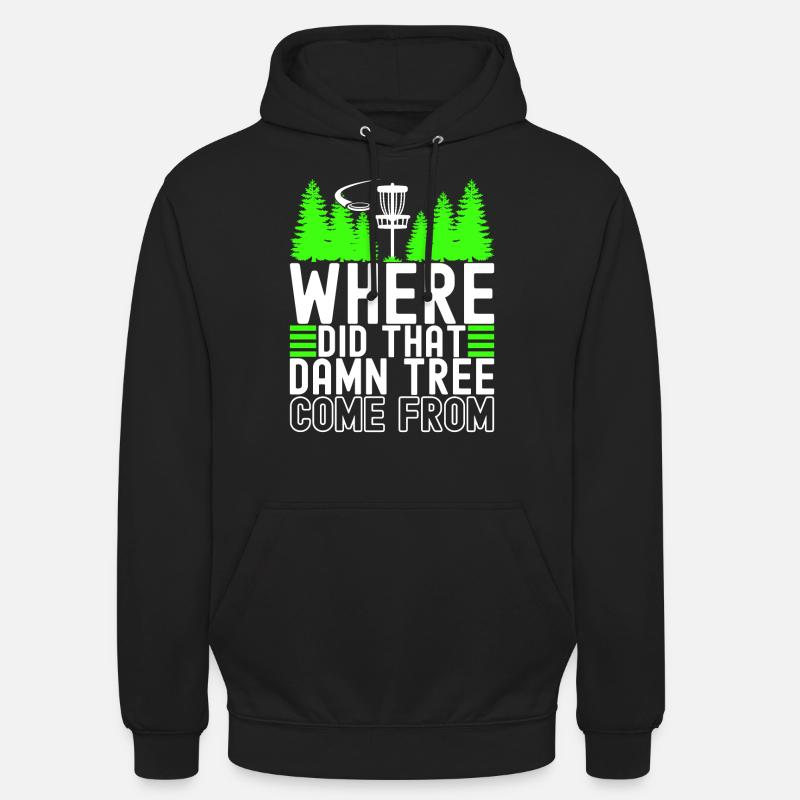Disc Golf Disc Golfeur - Sweat-shirt à capuche unisexe - noir