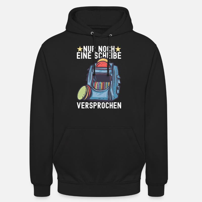 Disc Golf Disc Golfer - Unisex Hoodie - Schwarz