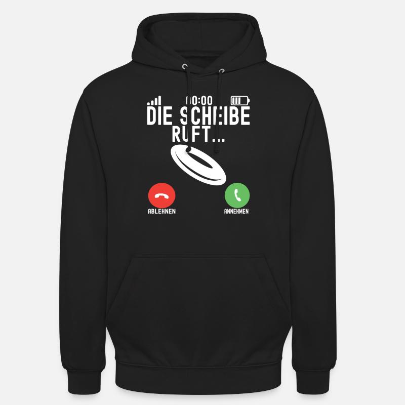 Disc Golf Disc Golfer - Unisex Hoodie - Schwarz