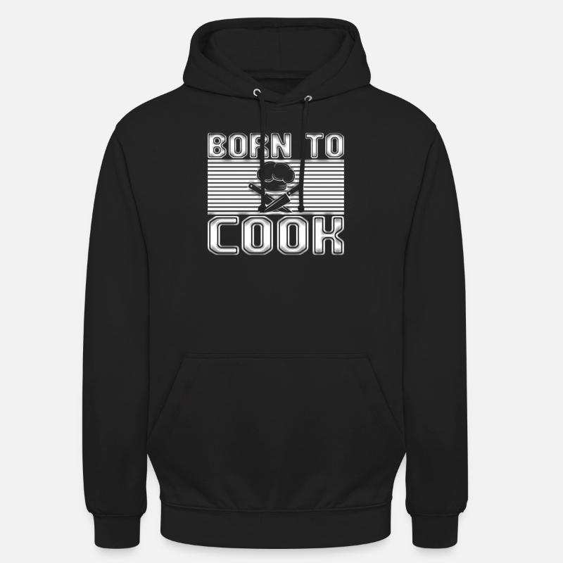 Cuire - Sweat-shirt à capuche unisexe - noir