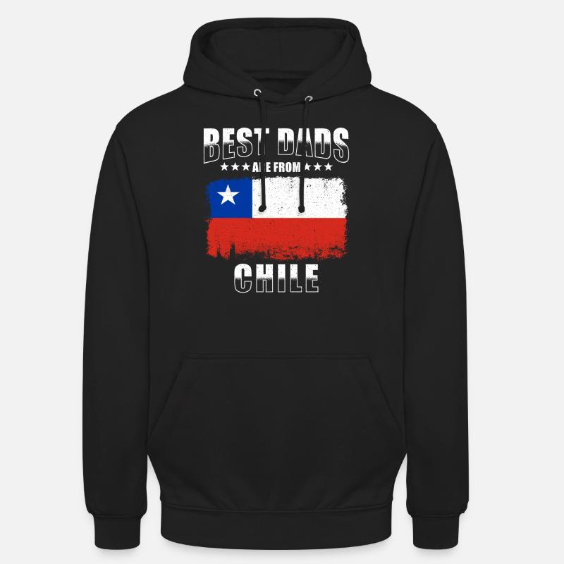 Père chilien - Sweat-shirt à capuche unisexe - noir
