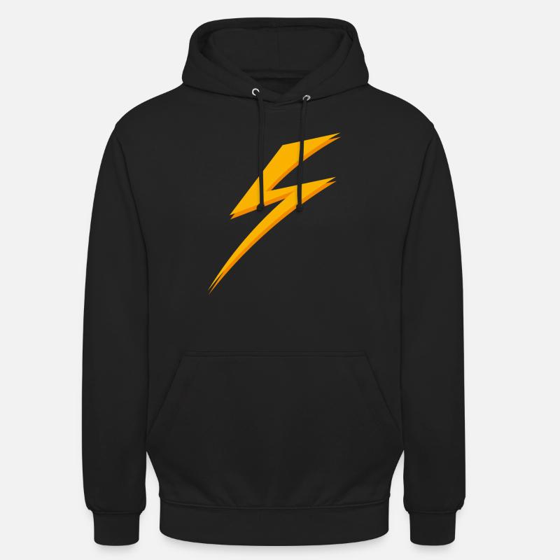 Strom Icon Blitz - Unisex Hoodie - Schwarz