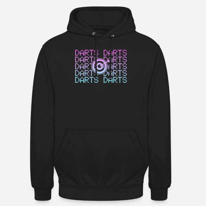 Fléchettes fléchettes - Sweat-shirt à capuche unisexe - noir