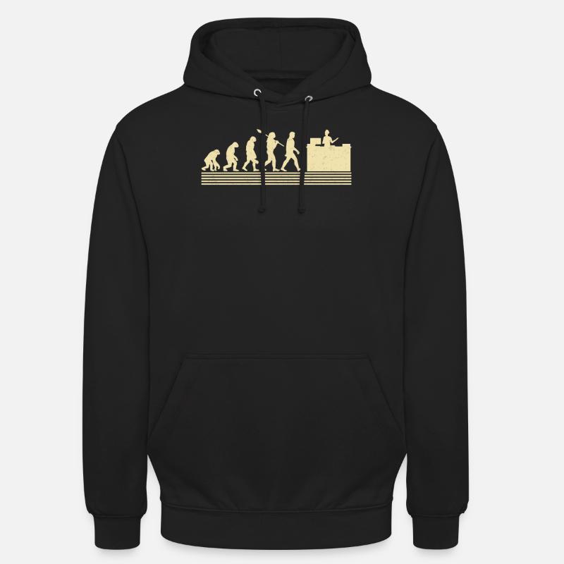 Secrétaire médical Evolution - Sweat-shirt à capuche unisexe - noir