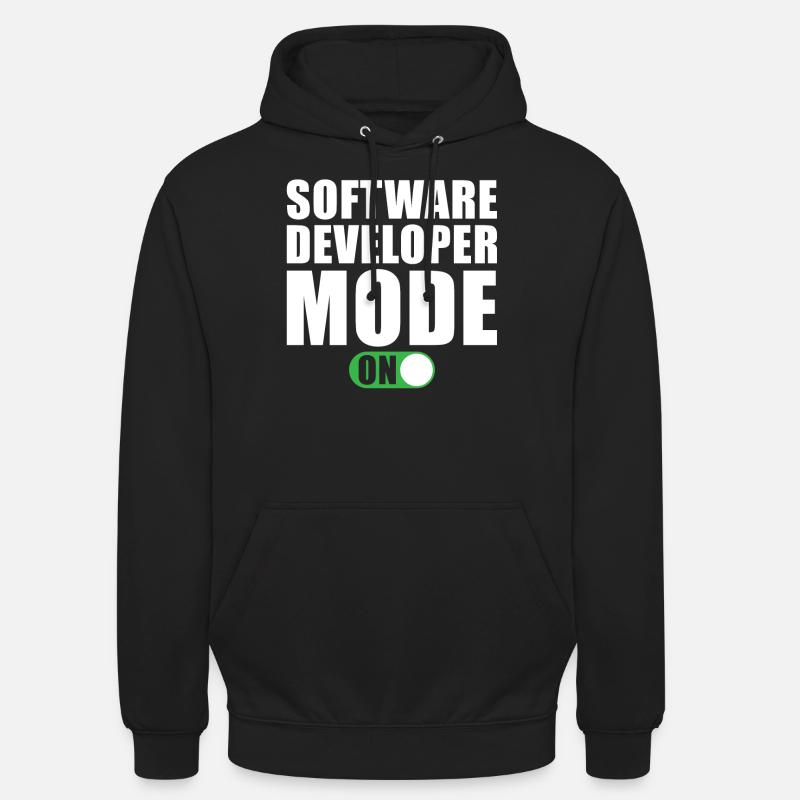 Software Entwickler Modus Ein - Unisex Hoodie - Schwarz
