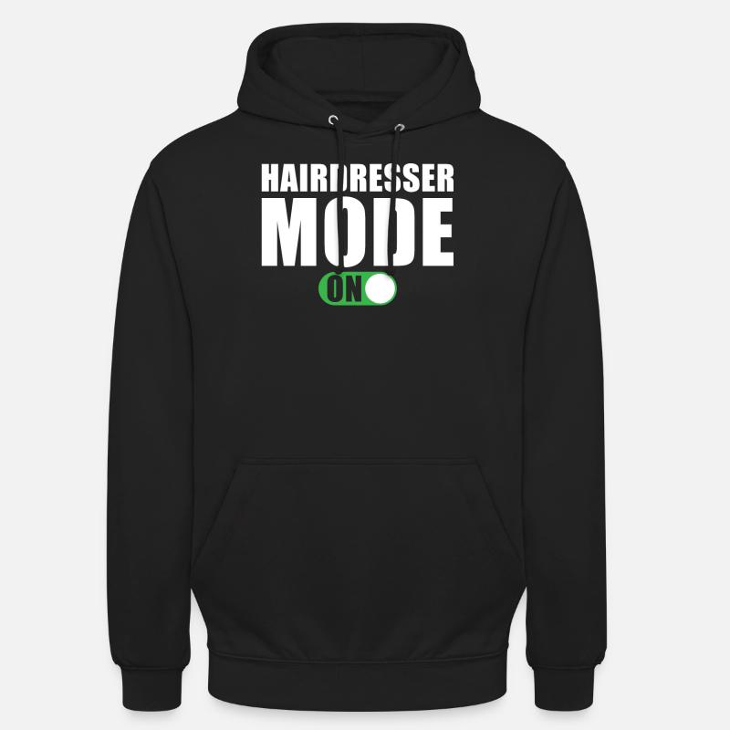Mode coiffeur activé - Sweat-shirt à capuche unisexe - noir