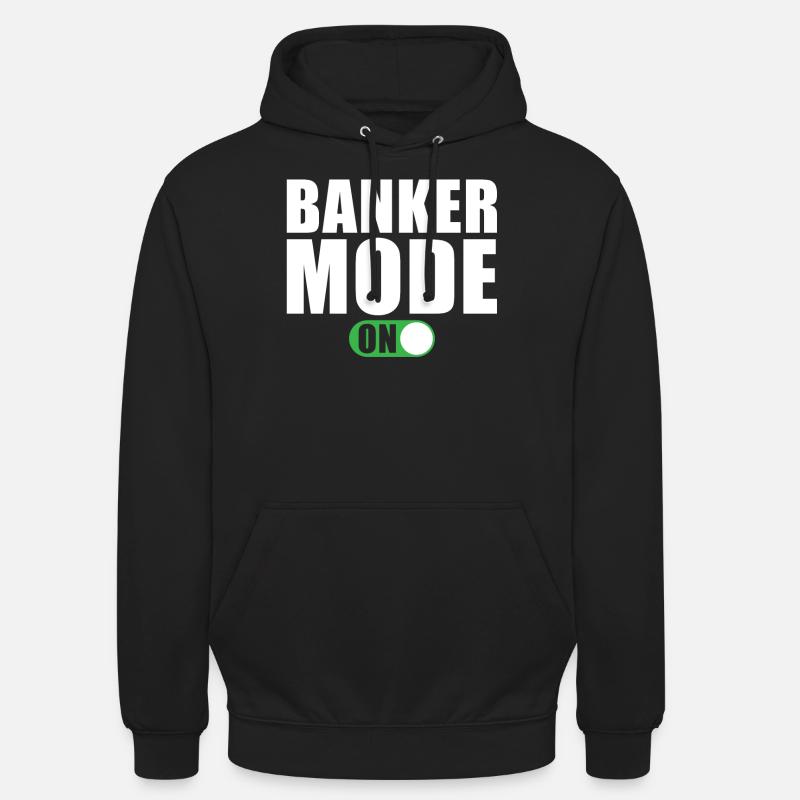 Mode Banquier activé - Sweat-shirt à capuche unisexe - noir