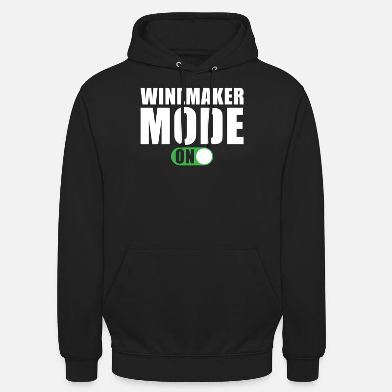 Winzer modus Ein - Unisex Hoodie - Schwarz