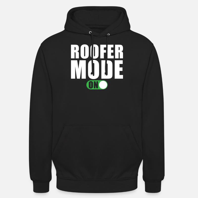 Mode couvreur activé - Sweat-shirt à capuche unisexe - noir