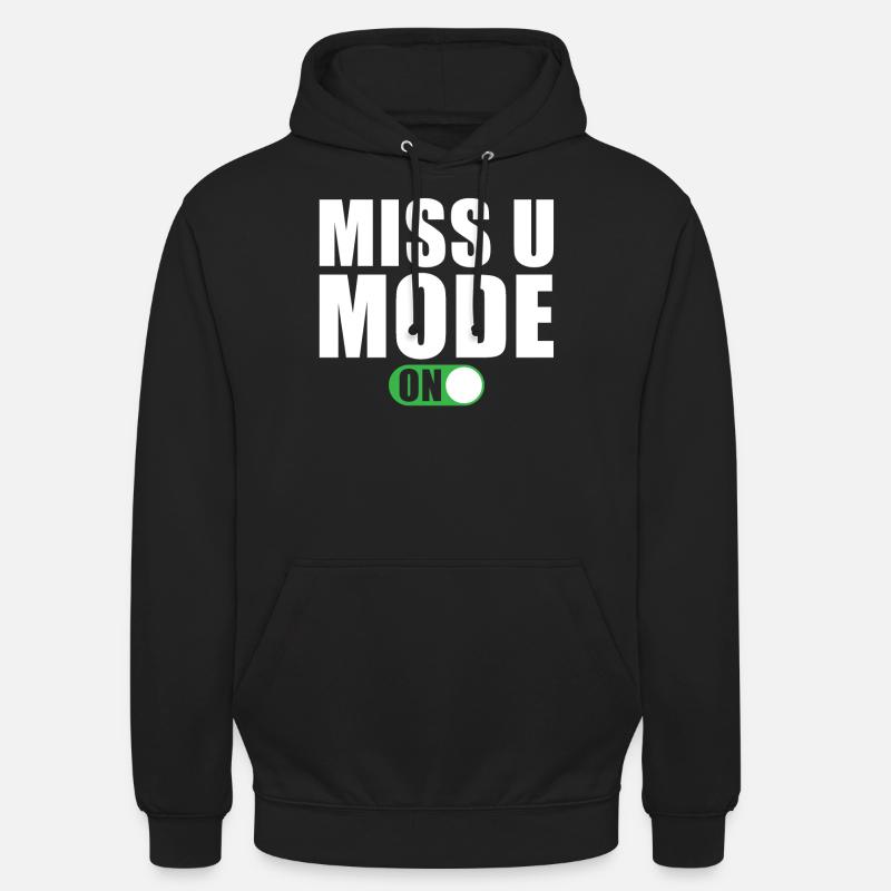 Dicton manquant - Sweat-shirt à capuche unisexe - noir