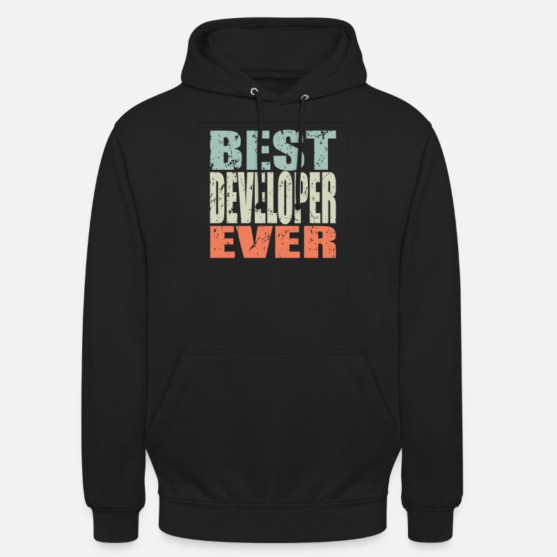 Best Developer ever Developer Gift - Unisex Hoodie - black
