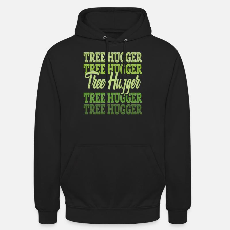 Tree Hugger Tree Protection - Unisex Hoodie - black