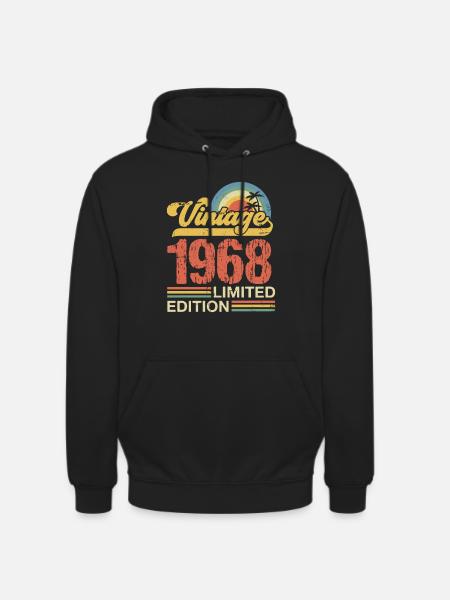 1968 - Unisex Hoodie - black