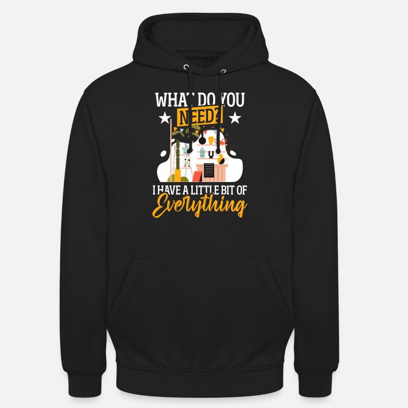 Vendeur d’antiquités d’objets de collection - Sweat-shirt à capuche unisexe - noir