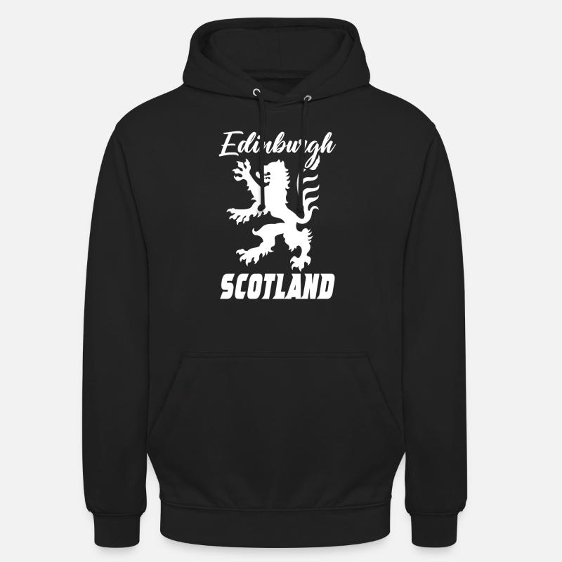 Écosse Édimbourg - Sweat-shirt à capuche unisexe - noir