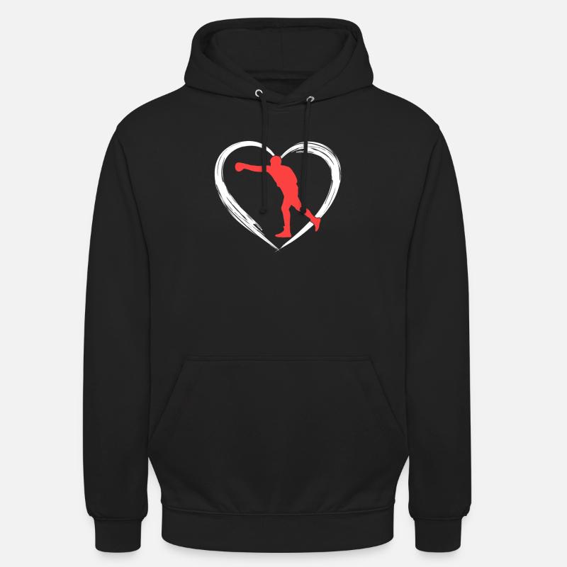 L’amour de la boxe - Sweat-shirt à capuche unisexe - noir