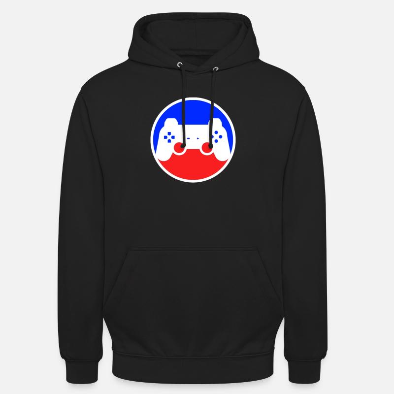 Logo de jeu - Sweat-shirt à capuche unisexe - noir