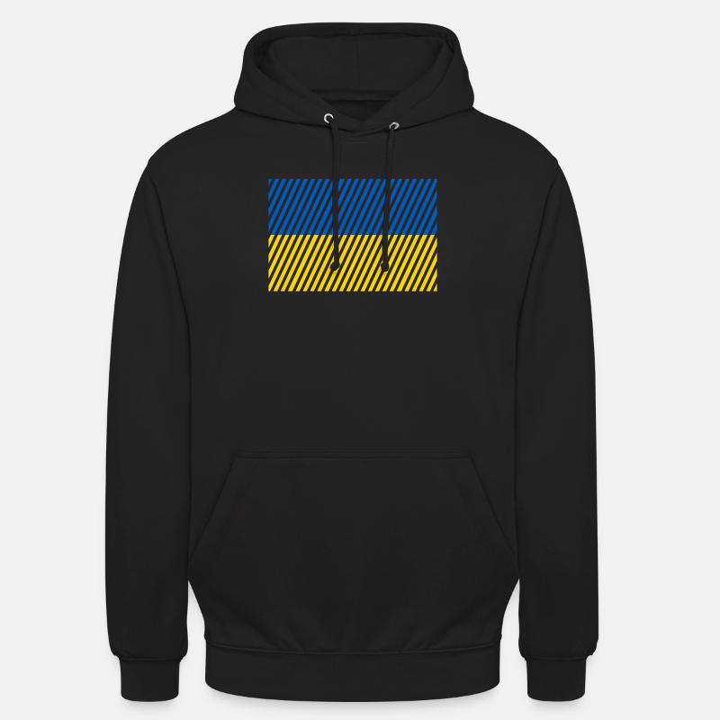 Drapeau de l’Ukraine - Sweat-shirt à capuche unisexe - noir