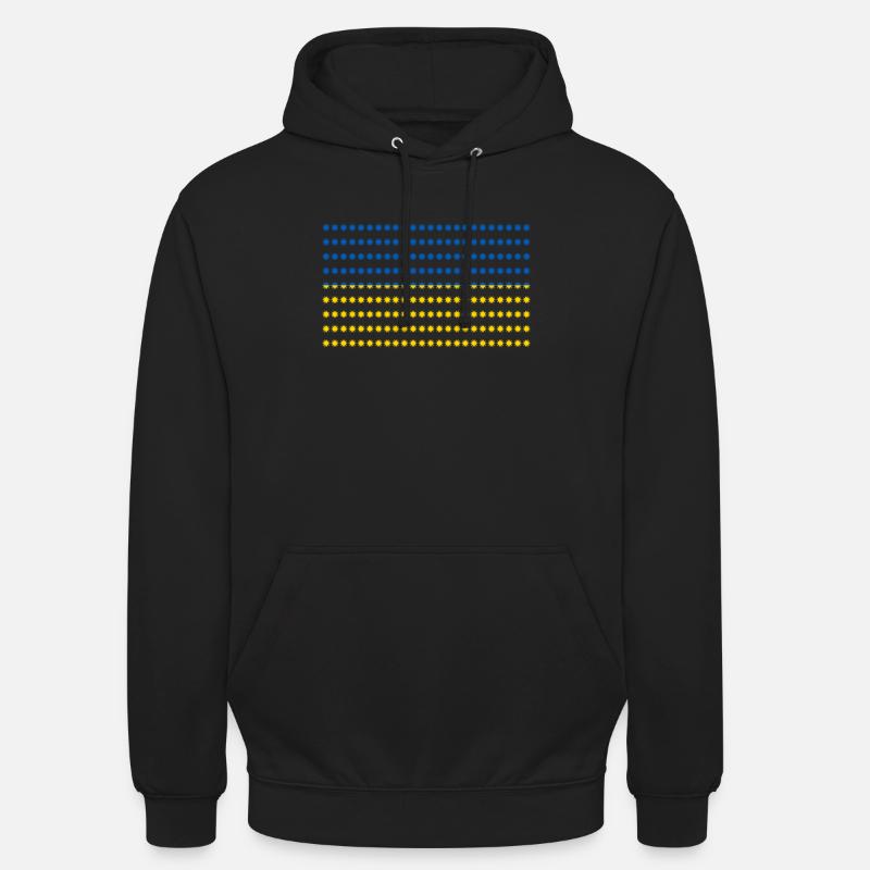Drapeau de l’Ukraine - Sweat-shirt à capuche unisexe - noir