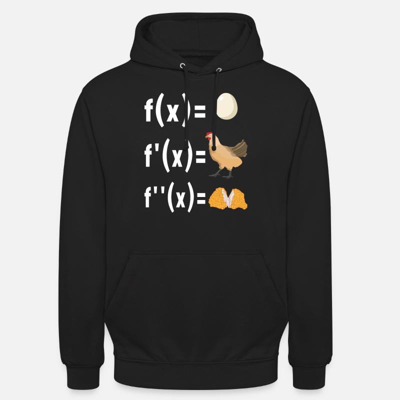 Professeur de mathématiques - Sweat-shirt à capuche unisexe - noir