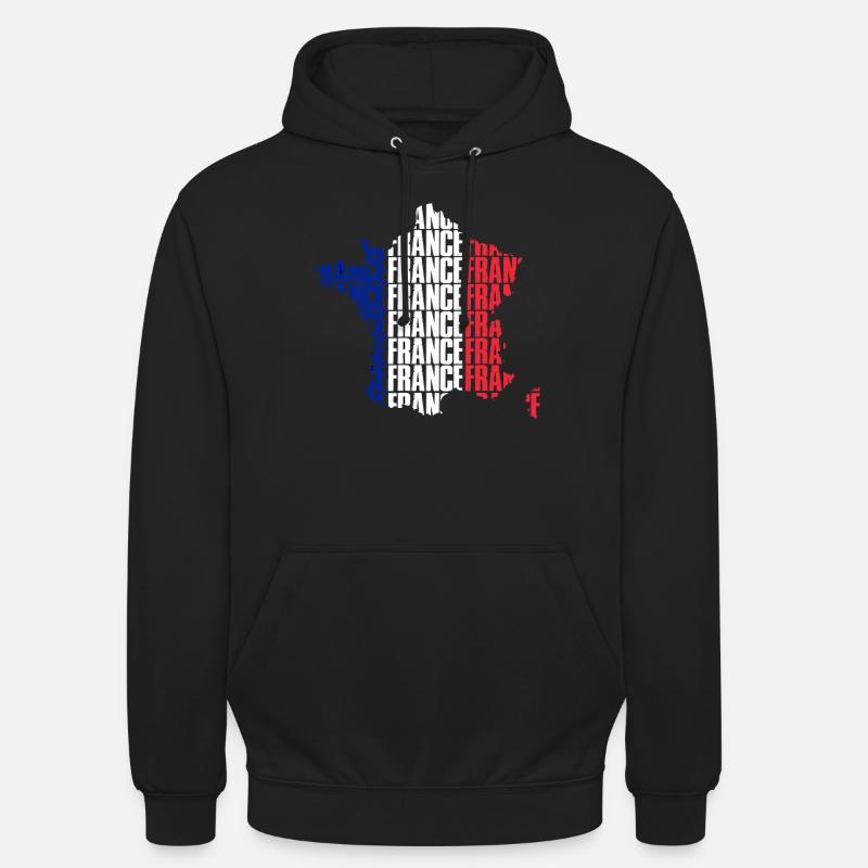 Frankreich - Unisex Hoodie - Schwarz