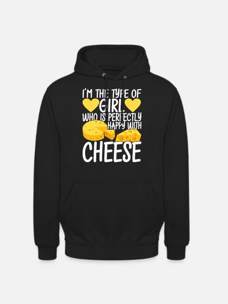 Cheese lovers Gouda cheese - Unisex Hoodie - black