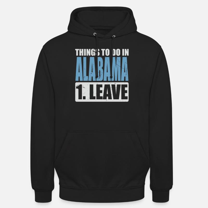 Mème de l’Alabama - Sweat-shirt à capuche unisexe - noir