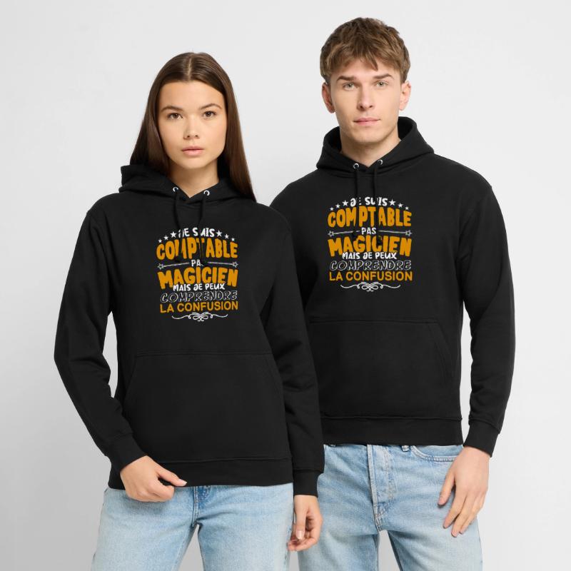 Comptable | Comptable pas Magicien | Meilleur Comp Sweat-shirt à capuche unisexe